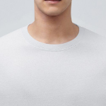 Crew Neck Long Sleeve T-Shirt [Ash Gray]