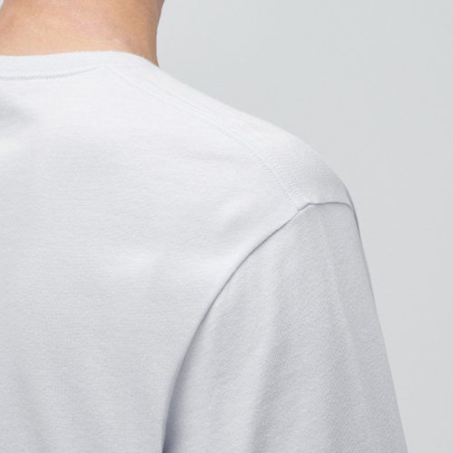 Crew Neck Long Sleeve T-Shirt [Ash Gray]