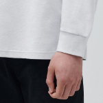 Crew Neck Long Sleeve T-Shirt [Ash Gray]