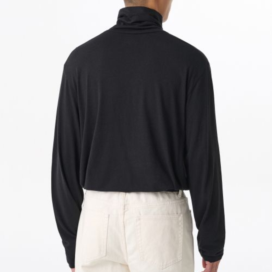 CR Turtle Neck Long Sleeve T-Shirt [Black]