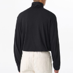 CR Turtle Neck Long Sleeve T-Shirt [Black]