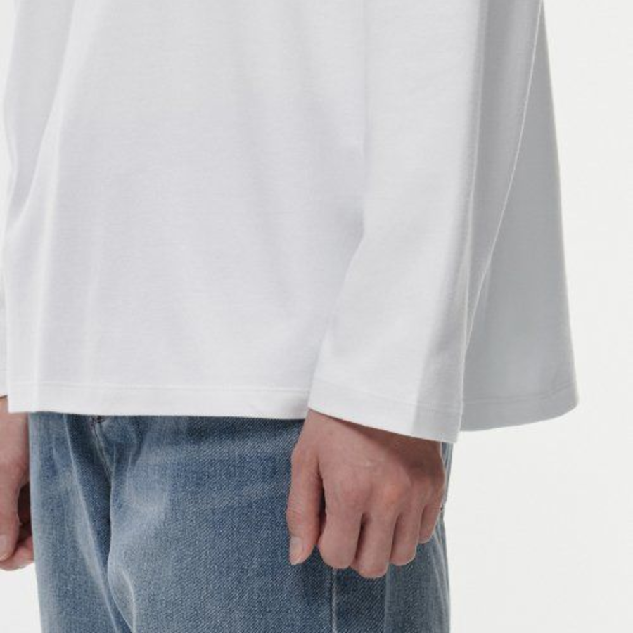 [HeatStandard] Crew Neck Long Sleeve T-Shirt [White]