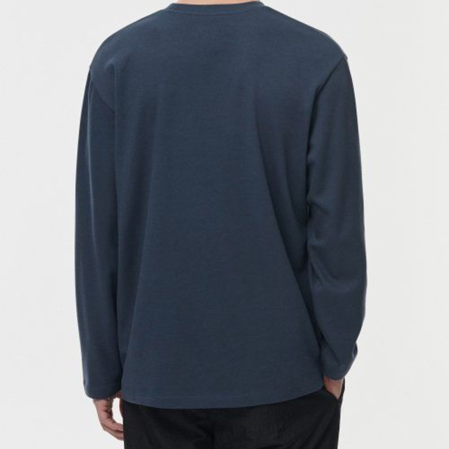 [HeatStandard] Crew Neck Long Sleeve T-Shirt [Turquoise]