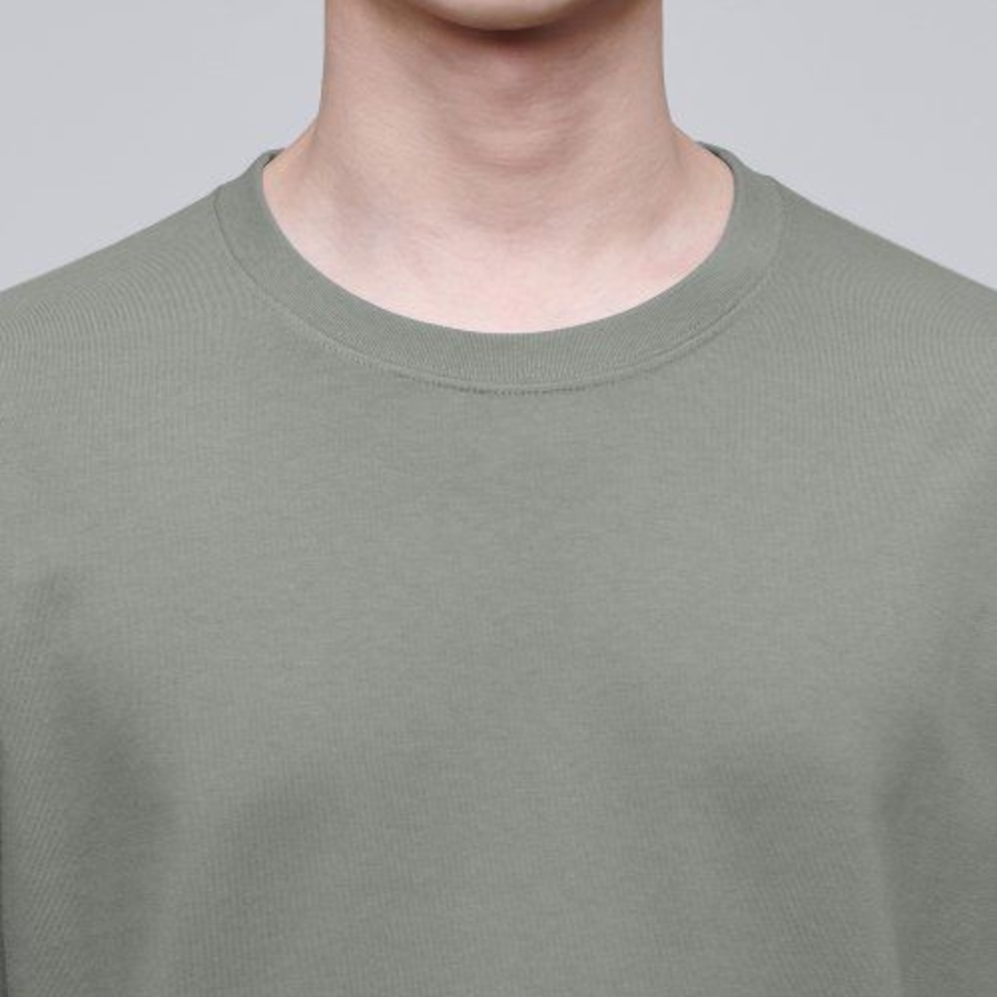 Basic Long Sleeve T-Shirt [Khaki Grey]