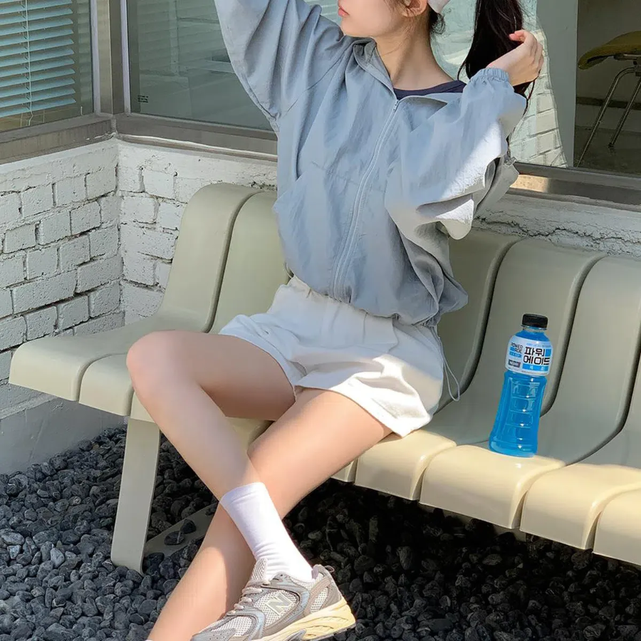 Seed – Wind Hood Loose Fit Jacket