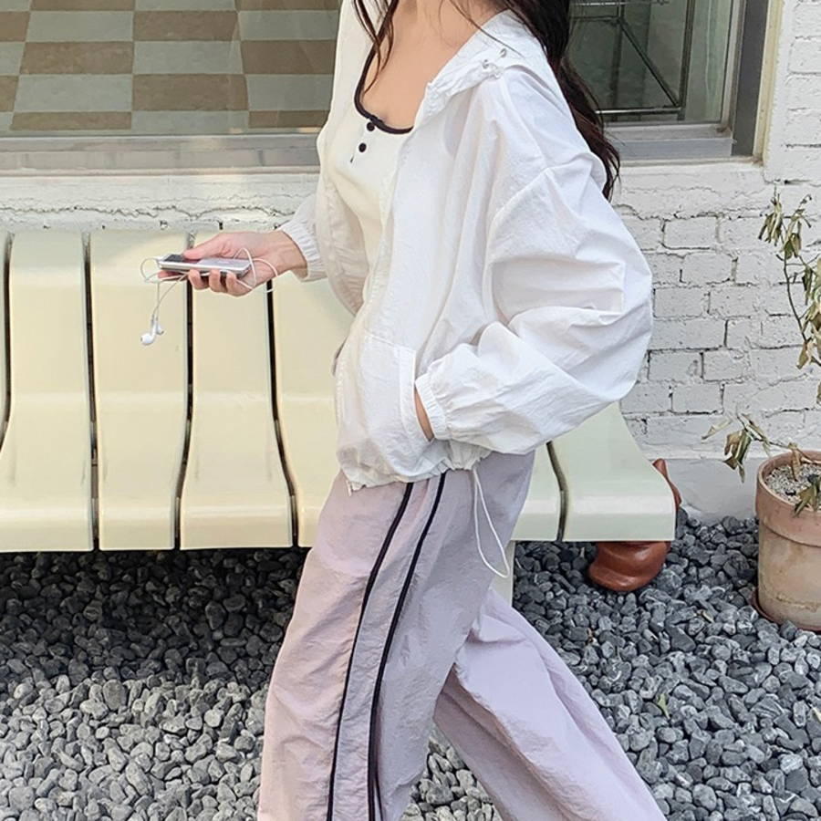 Seed – Wind Hood Loose Fit Jacket