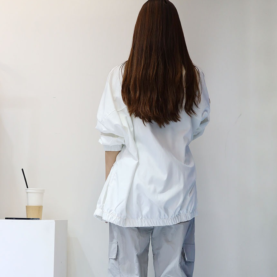 Seed – Unisex Overfit Zip-Up Windbreaker