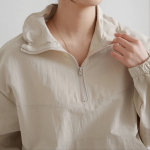 Wind – String Half-Zip Windbreaker Jacket