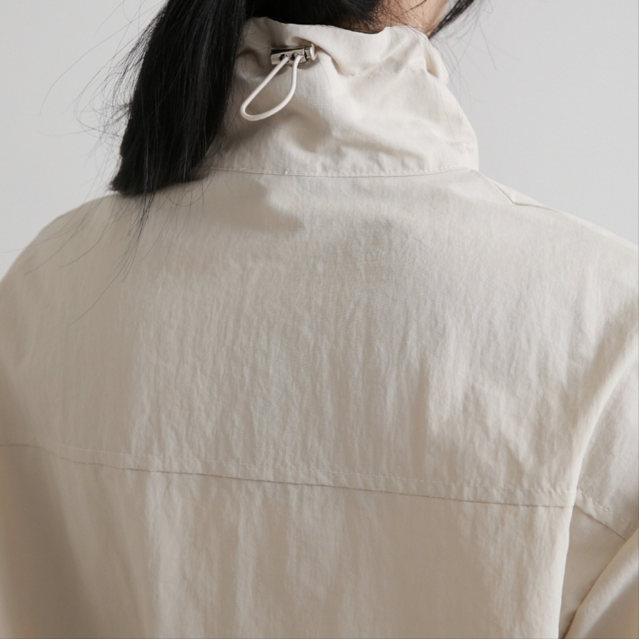 Wind – String Half-Zip Windbreaker Jacket