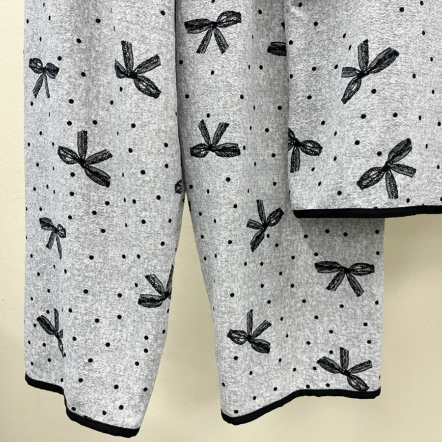 Threebon – Dot Pattern 3-Piece Homewear Set