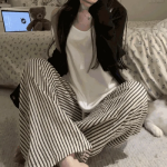 Easy – Daily Cardigan + Tank + Long Pants Pajama Set