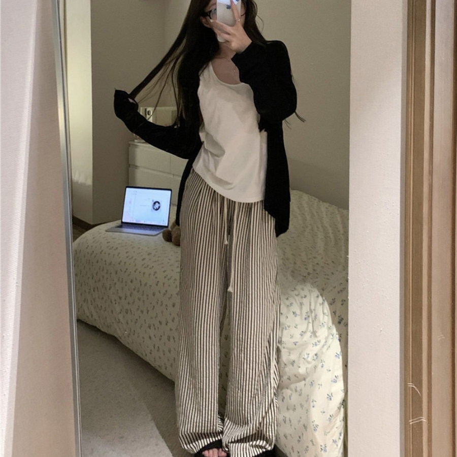 Easy – Daily Cardigan + Tank + Long Pants Pajama Set