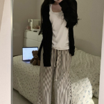 Easy – Daily Cardigan + Tank + Long Pants Pajama Set