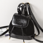 Suede Leather Combo Mini Backpack — элегантный микс текстур в компактном формате