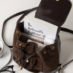 Suede Leather Combo Mini Backpack — элегантный микс текстур в компактном формате