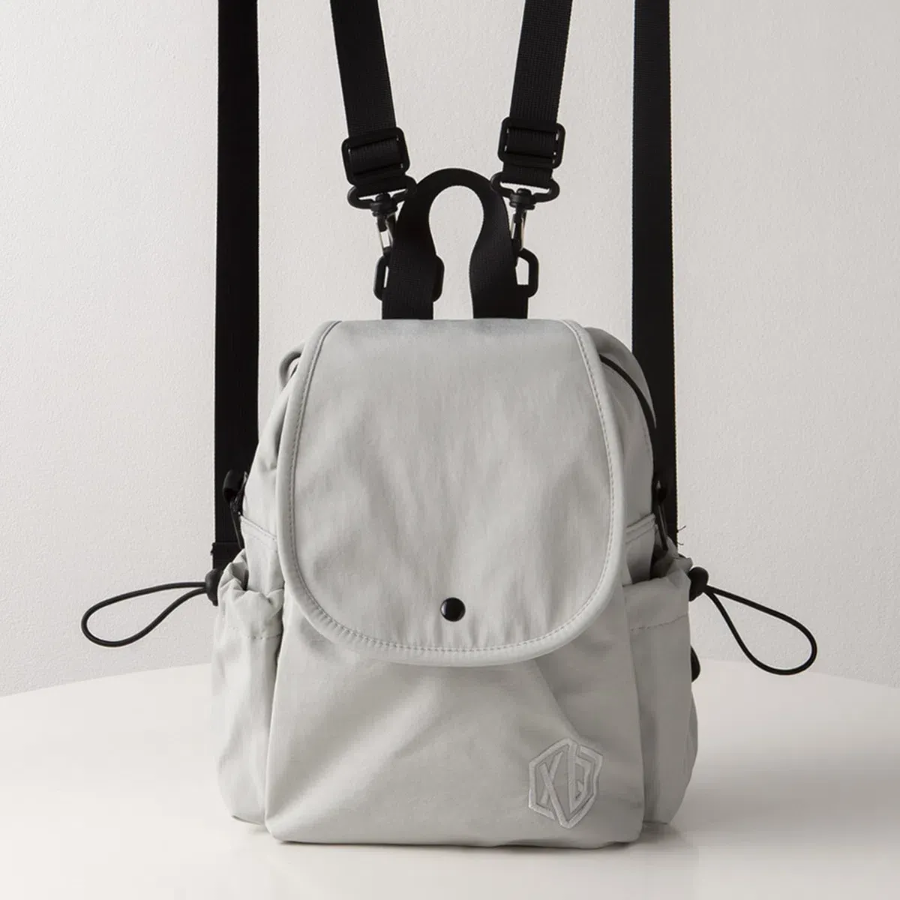 Nylon String Two-Pocket Mini Backpack — лёгкий и практичный рюкзак в компактном формате