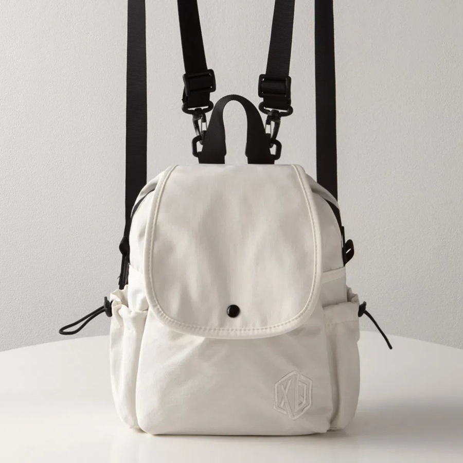 Nylon String Two-Pocket Mini Backpack — лёгкий и практичный рюкзак в компактном формате