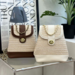 High-Quality Rattan Chain Mini Backpack — плетёный акцент с городским шиком