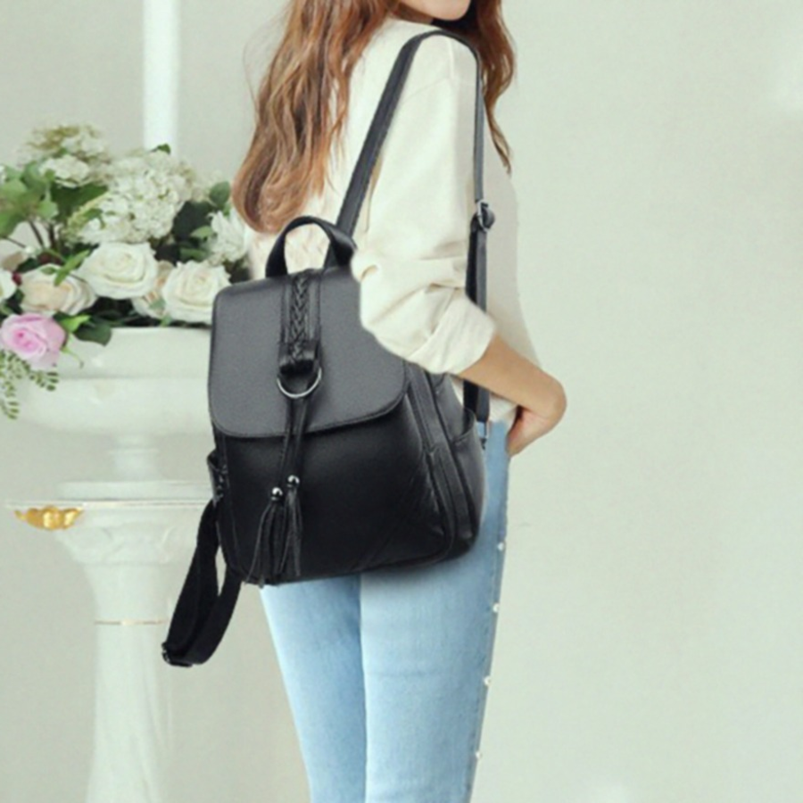 L.Cate Women's Leather Backpack — элегантный рюкзак для повседневного и офисного образа