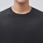 Cooltandard Crew Neck Long Sleeve T-shirt [Dark Gray]