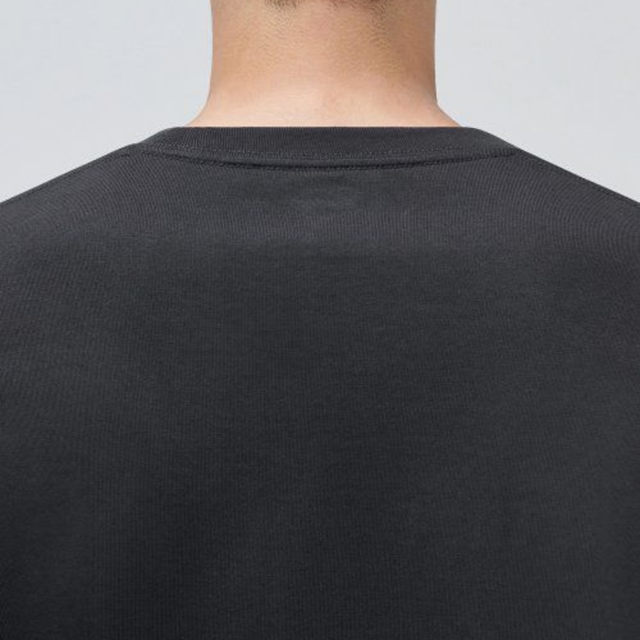 Cooltandard Crew Neck Long Sleeve T-shirt [Dark Gray]