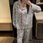 KT Vivid Stripe Kitty Pajama Se