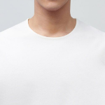 Cooltandard Ponte Crew Neck Long Sleeve T-shirt [Off White]