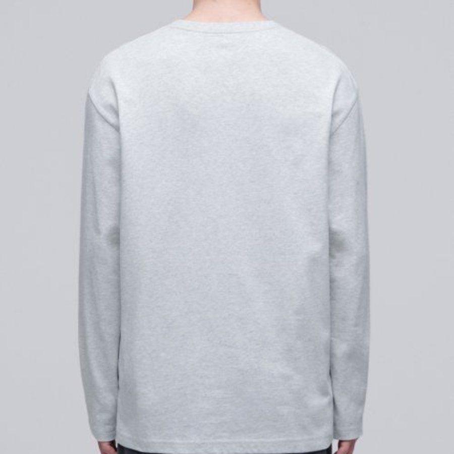 Cooltandard Crew Neck Long Sleeve T-shirt [Light Gray]