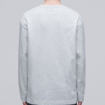 Cooltandard Crew Neck Long Sleeve T-shirt [Light Gray]