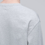 Cooltandard Crew Neck Long Sleeve T-shirt [Light Gray]