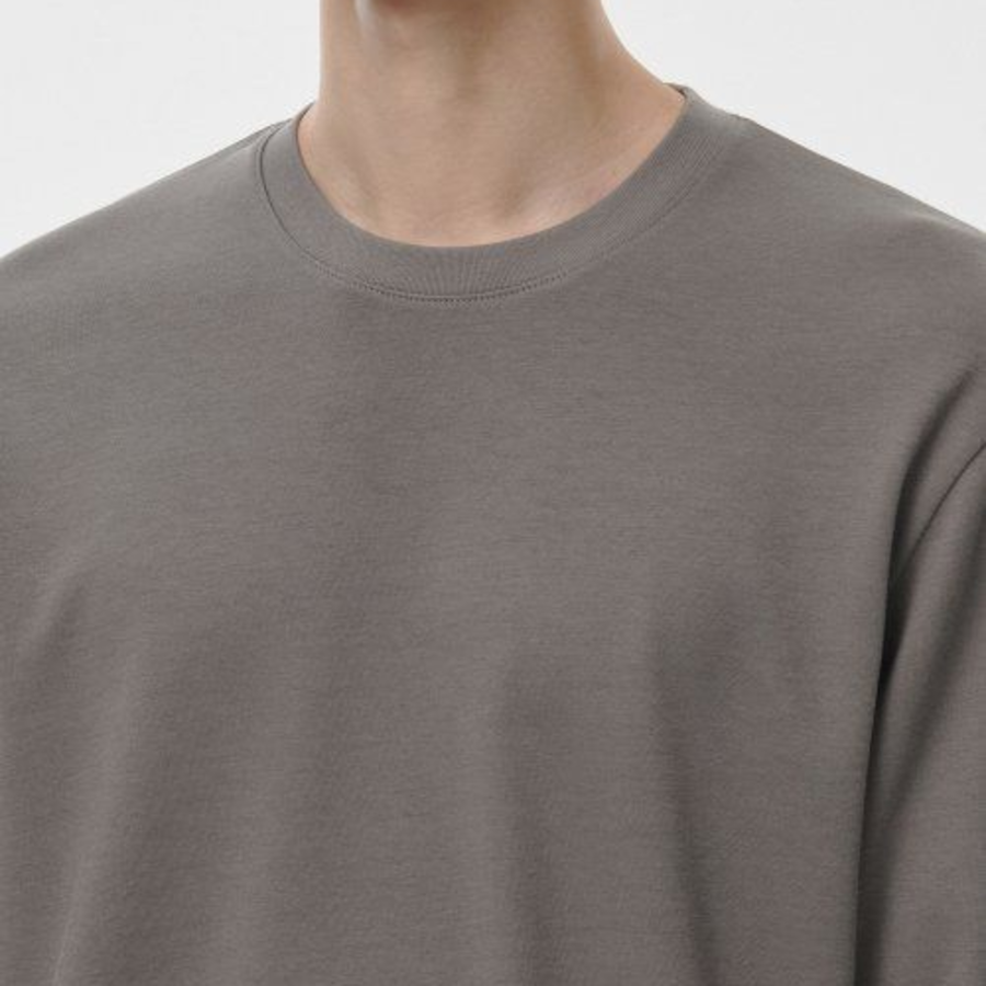 Heatandard Crew Neck Long Sleeve T-shirt [Taupe]