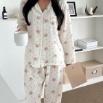 Bubble Mini Bear Pajama Set