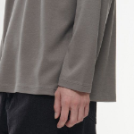 Heatandard Crew Neck Long Sleeve T-shirt [Taupe]
