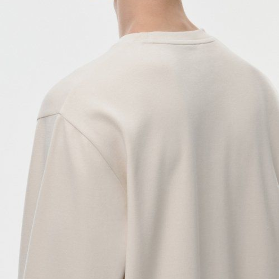 Heatandard Crew Neck Long Sleeve T-shirt [Ecru]
