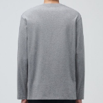 Cooltandard Crew Neck Long Sleeve T-shirt [Gray]