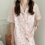 Check Cherry Pajama Set
