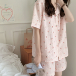 Check Cherry Pajama Set