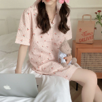 Check Cherry Pajama Set