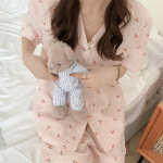 Check Cherry Pajama Set
