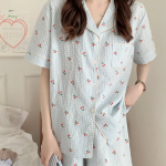 Check Cherry Pajama Set