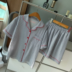 Number Stripe Pajama Set