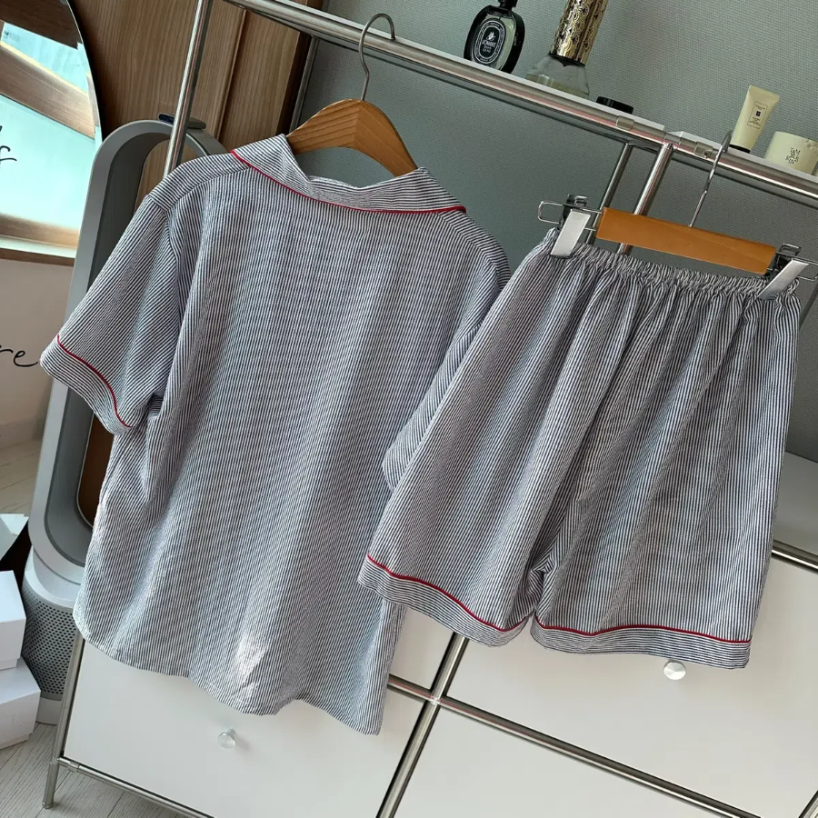 Number Stripe Pajama Set