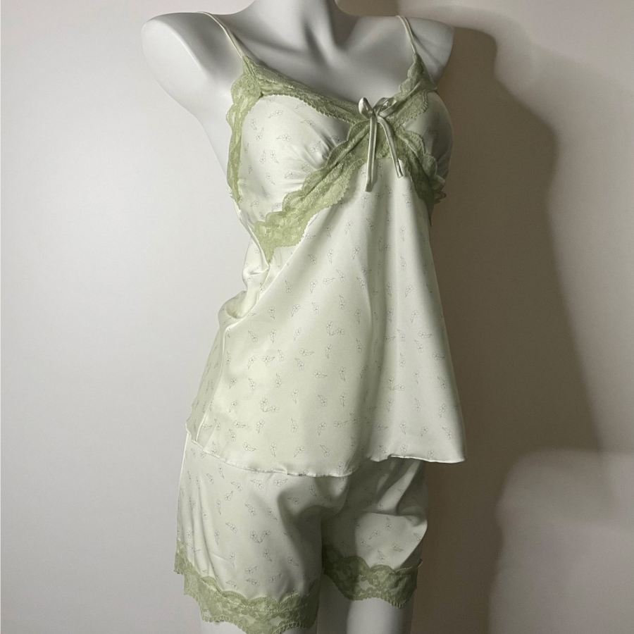 Silky Green Tea Slip Set
