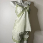 Silky Green Tea Slip Set