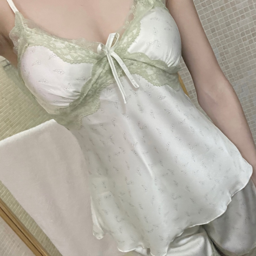 Silky Green Tea Slip Set