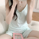 Sesang Pyeonhan Built-in Bra Summer Pajama