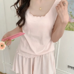 Sesang Pyeonhan Built-in Bra Summer Pajama