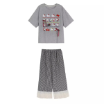 Hello Kitty Check Pajama Set