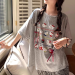 Hello Kitty Check Pajama Set