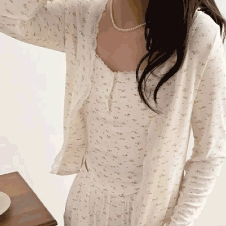 Floral Pajama 3-Piece Set